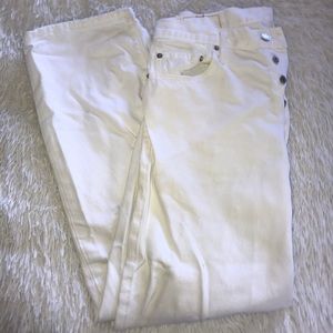 White 501 Levi’s Jeans